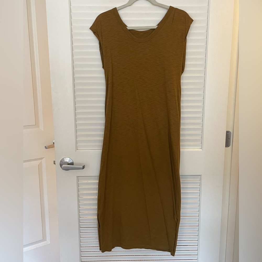 Cotton midi dress